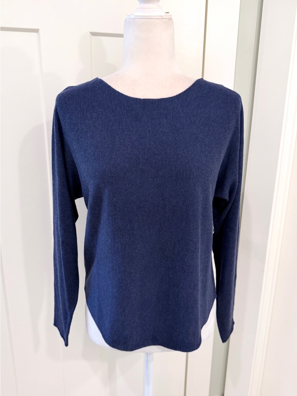 Joan Vass New York Cashmere Blend Sweater, NWT